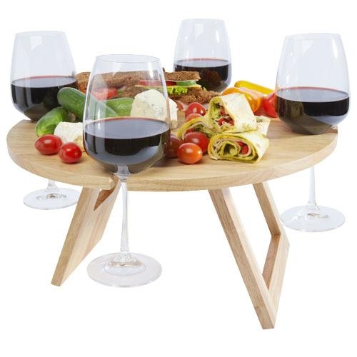 Soll opvouwbare picknicktafel naturel