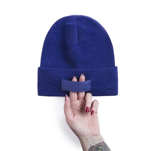 Muts met patch Holsen blauw
