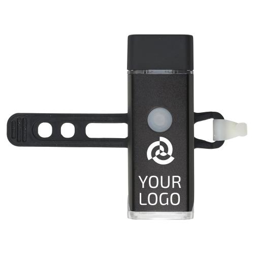 COB fietslamp rood zwart