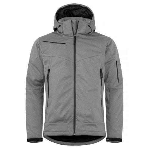Grayland softshelljas heren antraciet melange,l