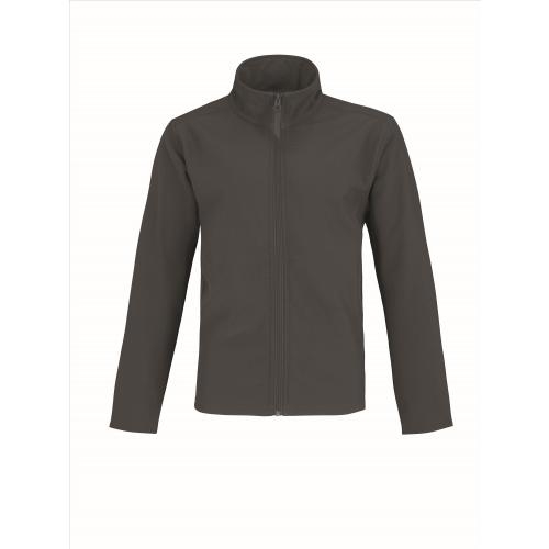 Comfortabele Softshell jas donkergrijs,l