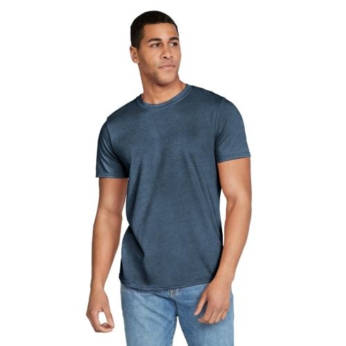 Gildan Softstyle T-shirt heather navy,l