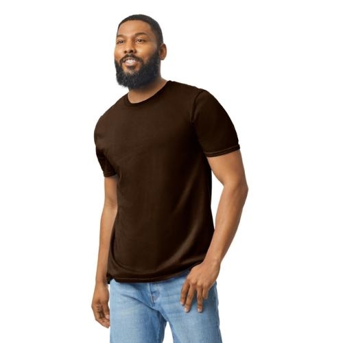 Gildan Softstyle T-shirt dark chocolate,l