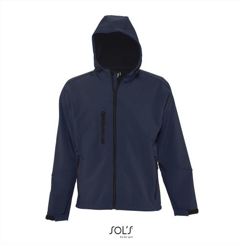 Sportieve heren Softshell jas french navy,l
