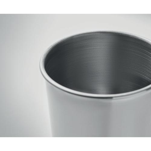 RVS beker 350ml Bongo mat zilver