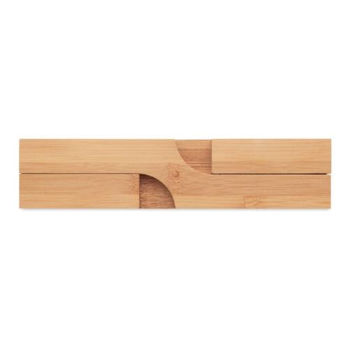 Opvouwbare bamboe onderzetter Imba wood