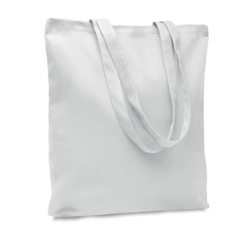 Stevige canvas boodschappentas Rassa coloured wit