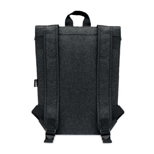 RPET vilten rugzak Indico pack donkergrijs