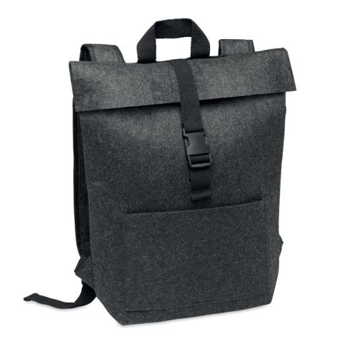 RPET vilten rugzak Indico pack donkergrijs