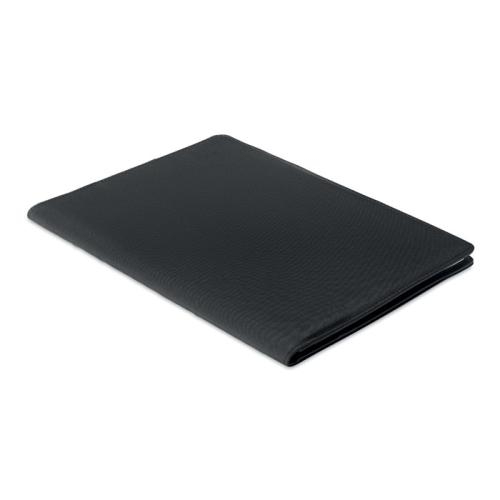 300D RPET A4 portfolio Casove zwart
