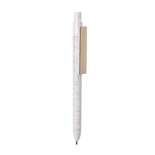 Pen van tarweriet en bamboe naturel