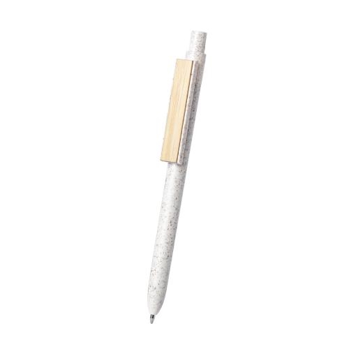 Pen van tarweriet en bamboe naturel