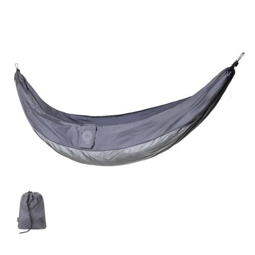 Hangmat gerecycled nylon grijs
