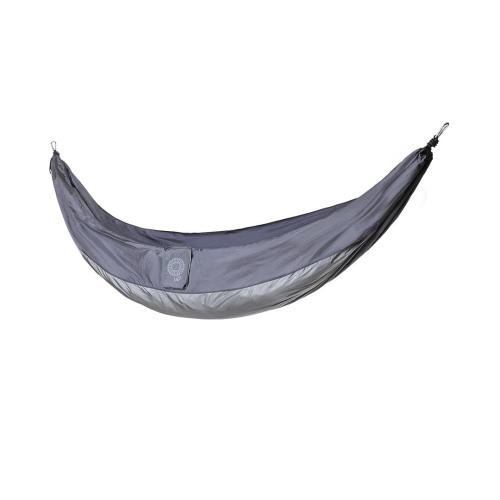 Hangmat gerecycled nylon grijs