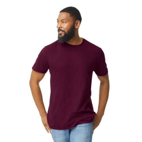 Gildan Softstyle T-shirt kastanjebruin,l