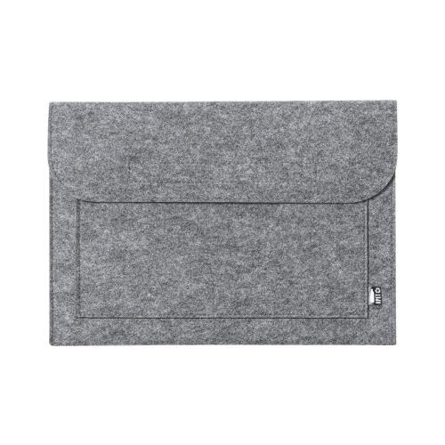 Vilten laptophoes Novac grijs