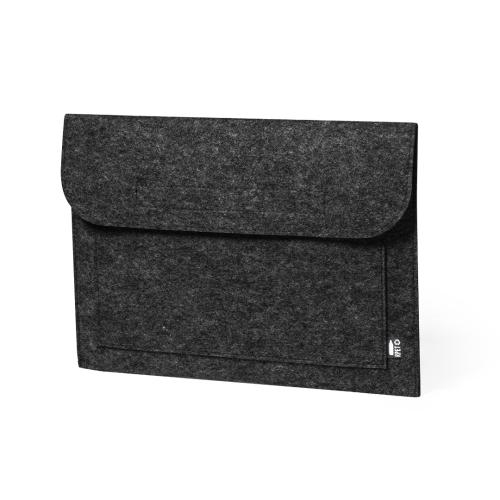 Vilten laptophoes Novac grijs