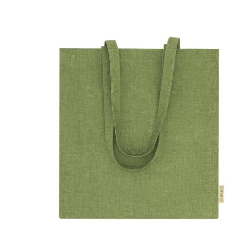 Draagtas van hennep groen