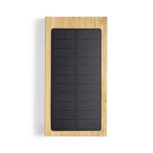Bamboe solar powerbank bamboe