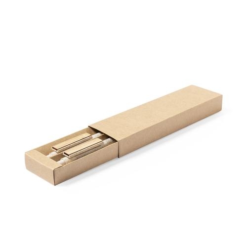 Bamboe schrijfset Bruneok naturel