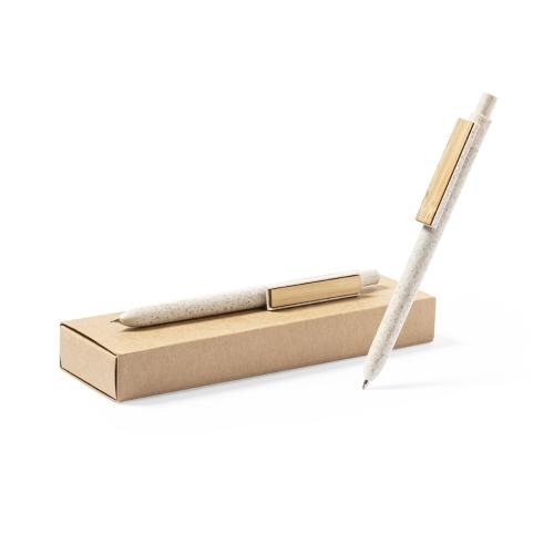 Bamboe schrijfset Bruneok naturel