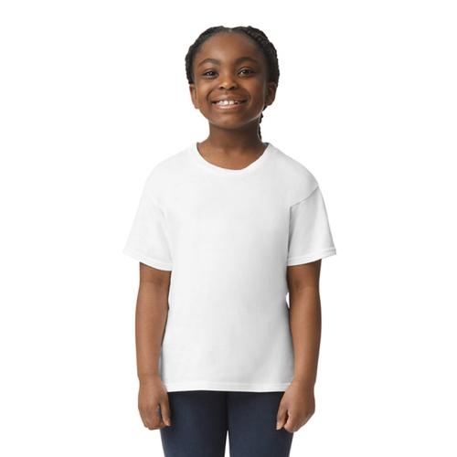 Gildan T-shirt SoftStyle SS for kids wit,l