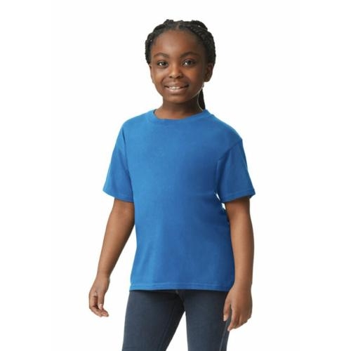 Gildan T-shirt SoftStyle SS for kids royal blue,l