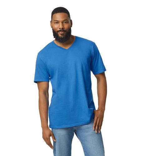 Gildan v-neck heren shirt royal blue,l