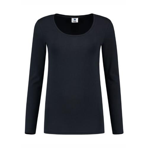 Lemon & Soda dames longsleeve dark navy,l