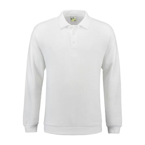 Lemon & Soda polo sweater unisex wit,l