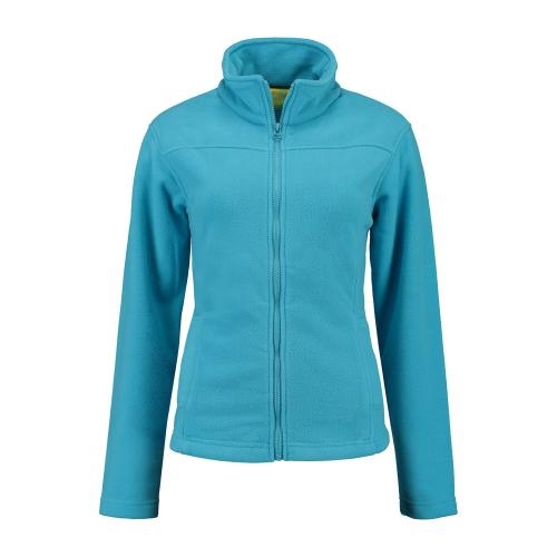 Freemont dames fleece jack turquoise,l