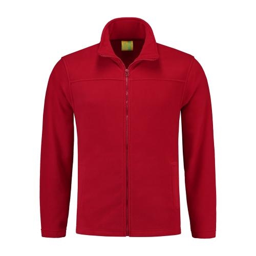 Oakland heren fleece jack rood,l