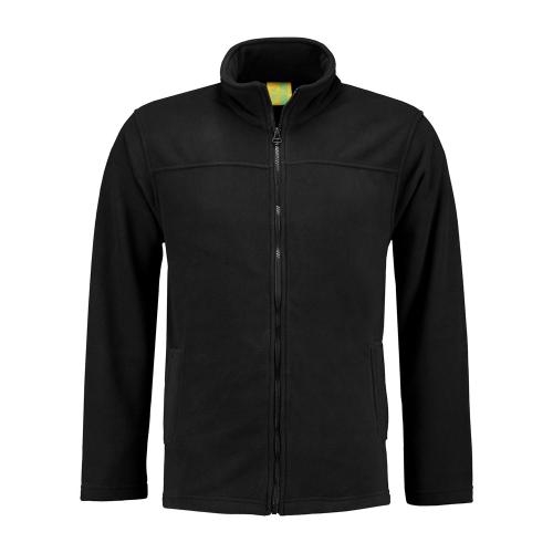 Oakland heren fleece jack zwart,l