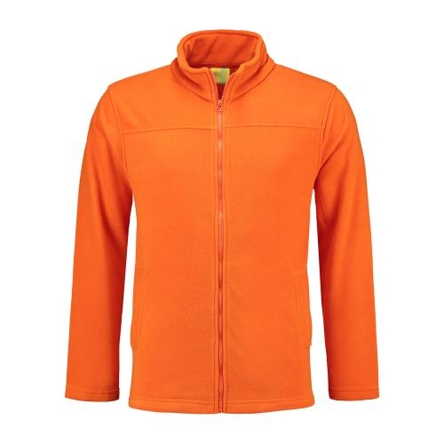 Oakland heren fleece jack oranje,l