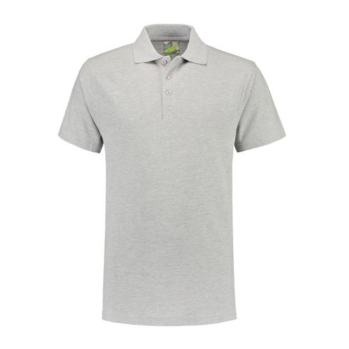 Lemon en Soda basic heren polo grey heather,l