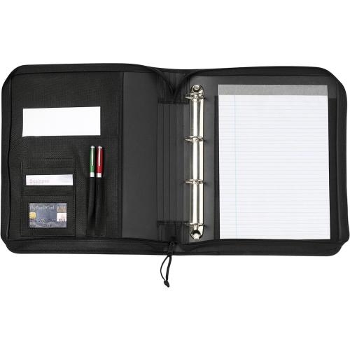 Documentenmap polyester A4 zwart