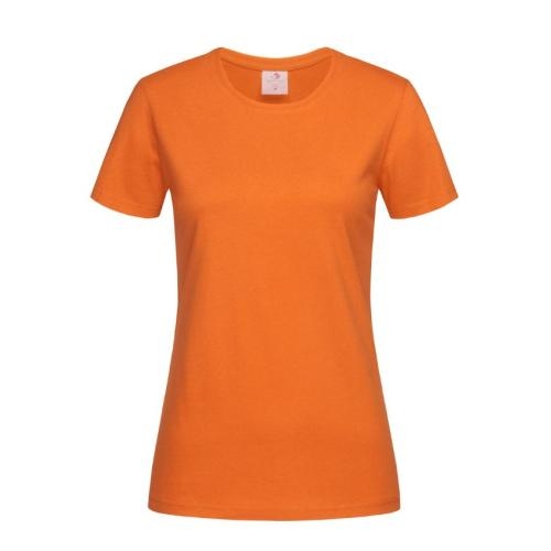 Stedman Classic dames T-shirt oranje,l