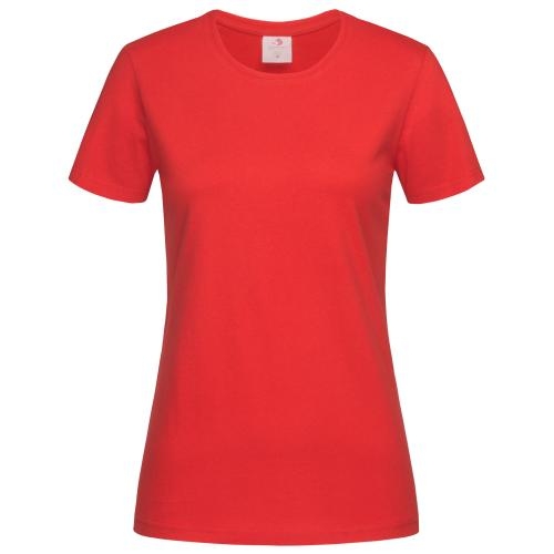 Stedman Classic dames T-shirt scarlet red,l