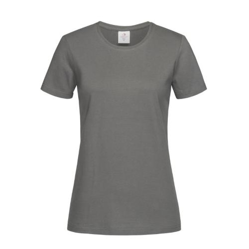 Stedman Classic dames T-shirt real grey,l
