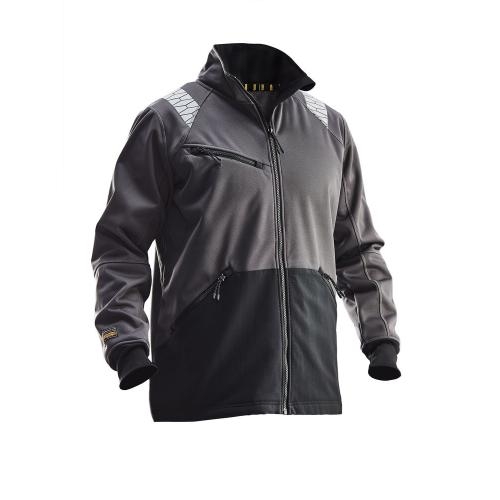1191 Jas windblocker donkergrijs/zwart,l