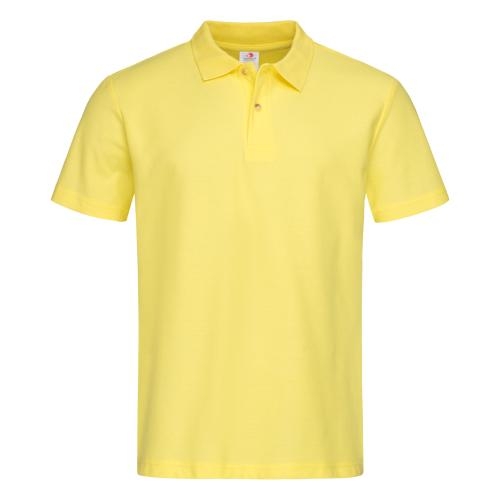 Stedman classic polo heren geel,l