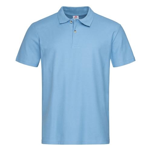 Stedman classic polo heren lichtblauw,l