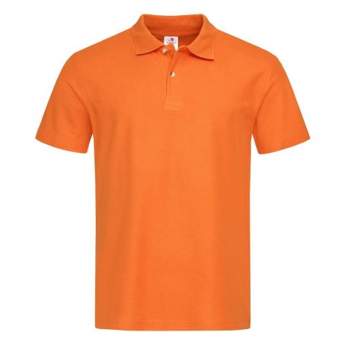 Stedman classic polo heren oranje,l
