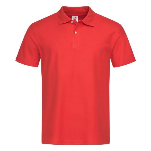 Stedman classic polo heren scarlet red,l
