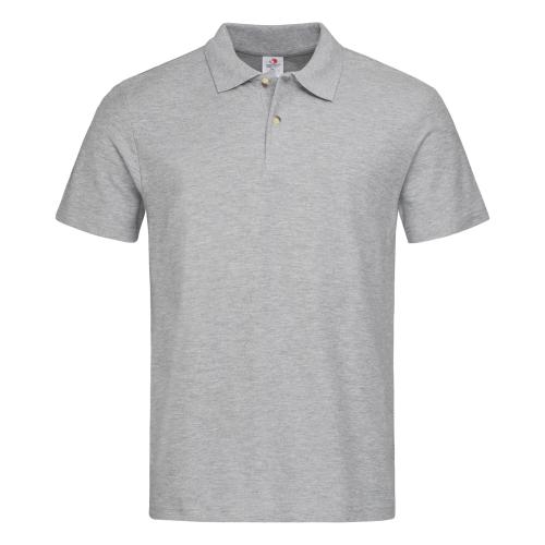Stedman classic polo heren grey heather,l