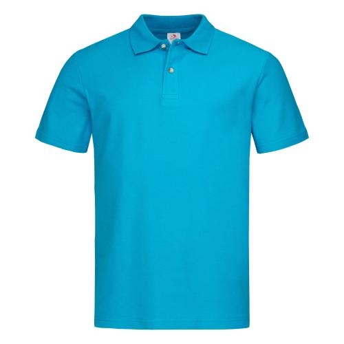 Stedman classic polo heren ocean blue,l