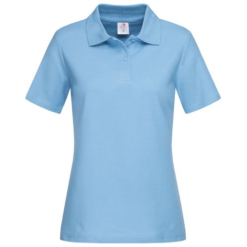 Stedman dames polo lichtblauw,l