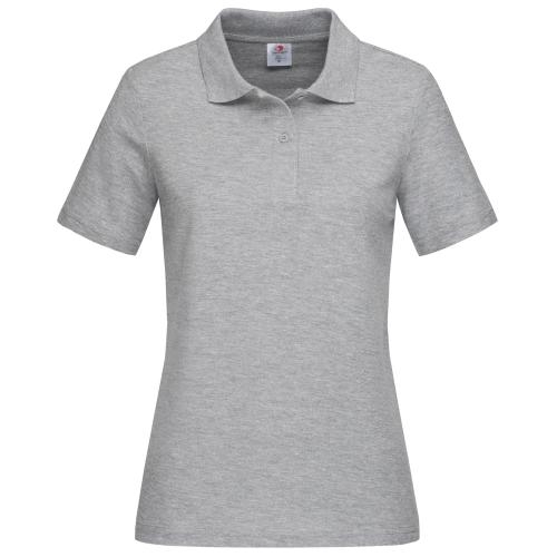 Stedman dames polo grey heather,l