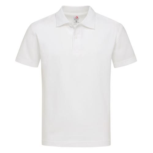 Stedman kinder polo by Hanes wit,l