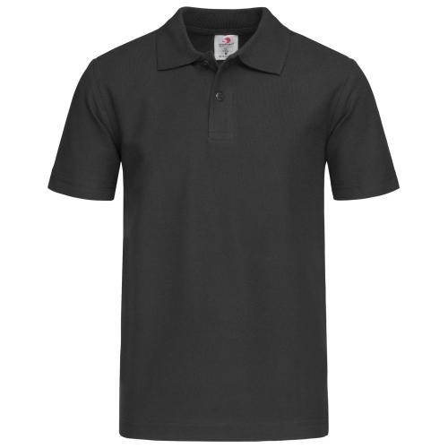 Stedman kinder polo by Hanes black opal,l